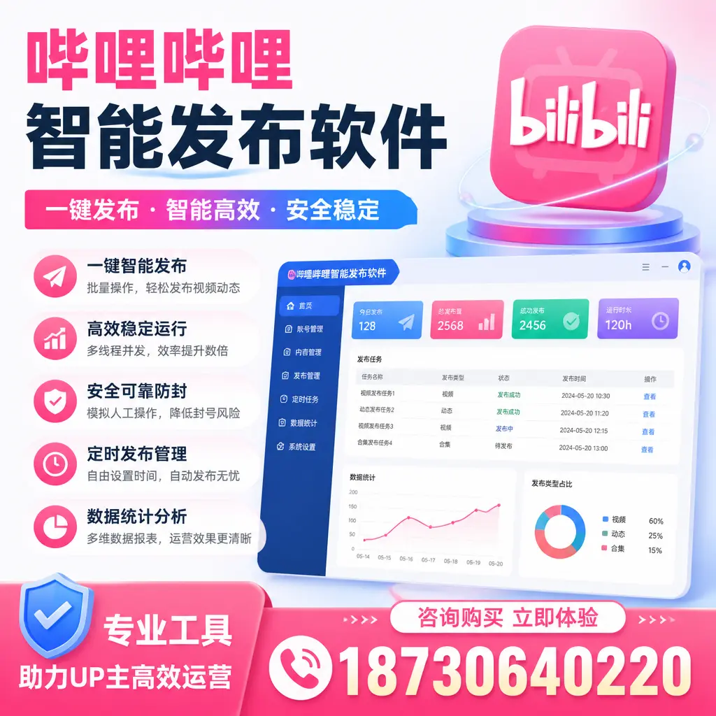 提升视频曝光:哔哩哔哩智能发布软件的最佳实践